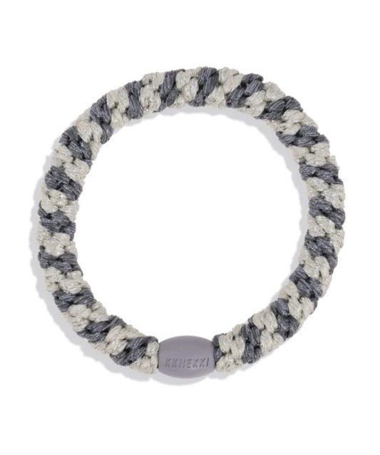 KKNEKKI® Haarband REGULAR | Silver Grey Stripe