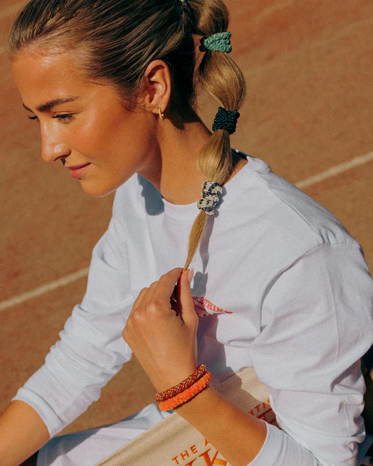KKNEKKI® Haarband REGULAR | Silver Grey Stripe