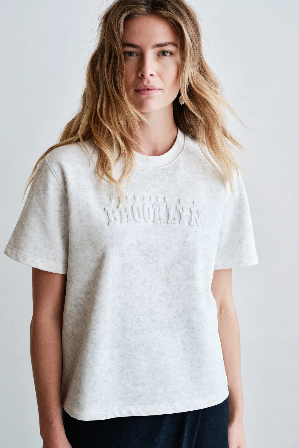 PENN & INK SWEATER | GREY MELANGE (W26C403)