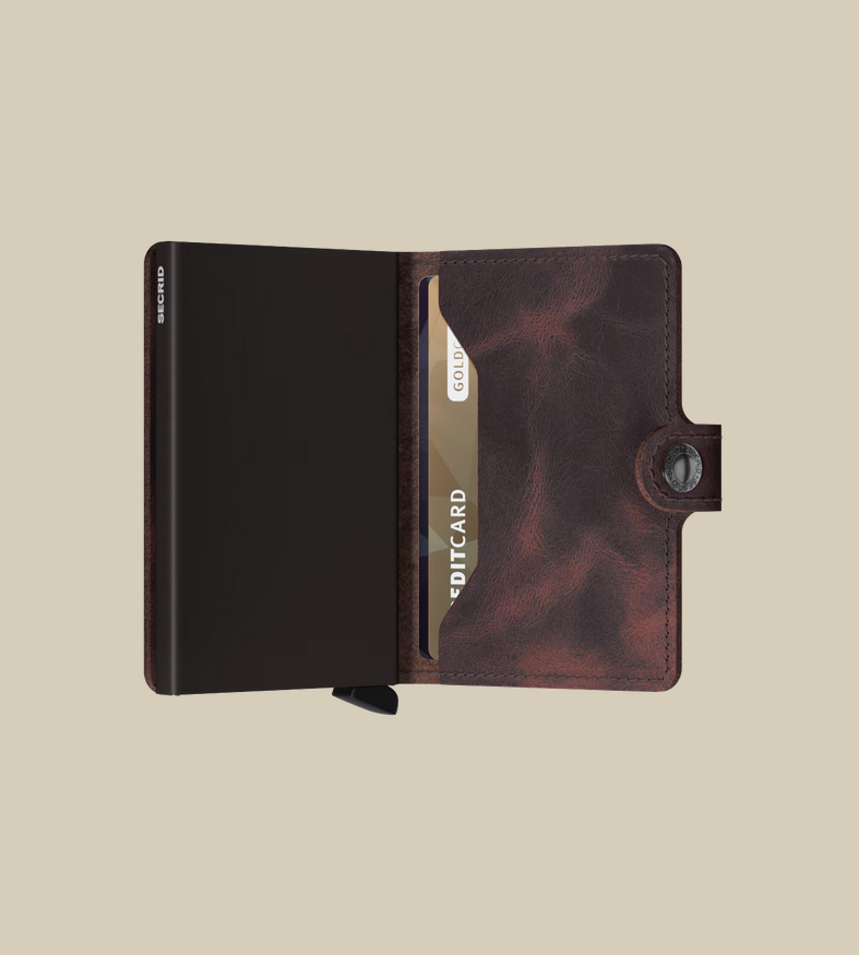 Secrid Miniwallet Vintage | Chocolate