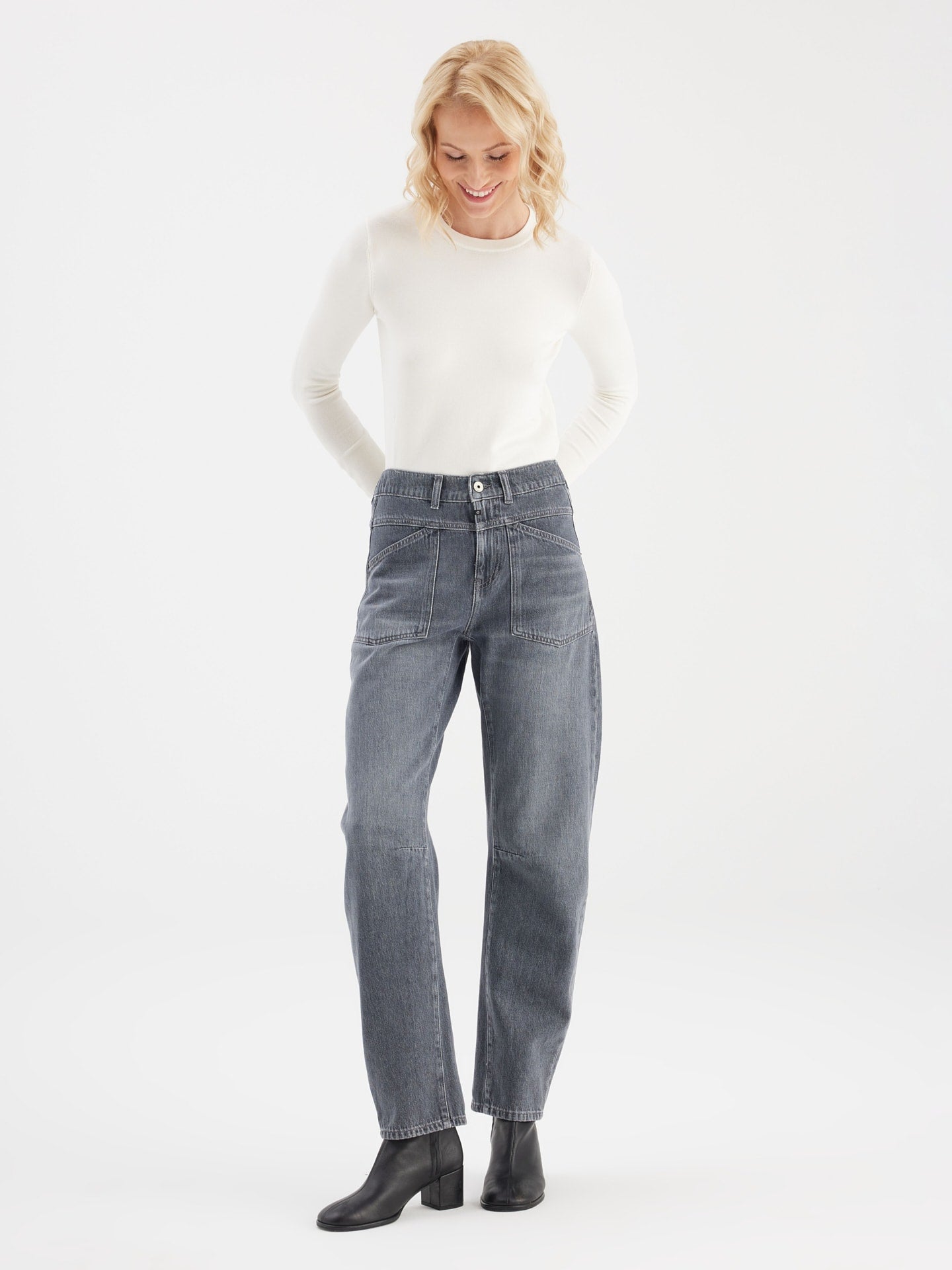 C.O.J Cup Of Joe Denim - Jeans Selena | Dark Grey Vintage