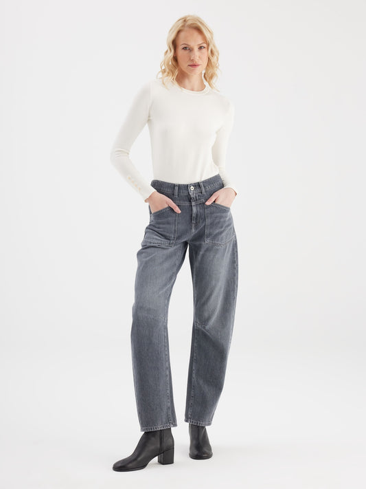 C.O.J Cup Of Joe Denim - Jeans Selena | Dark Grey Vintage