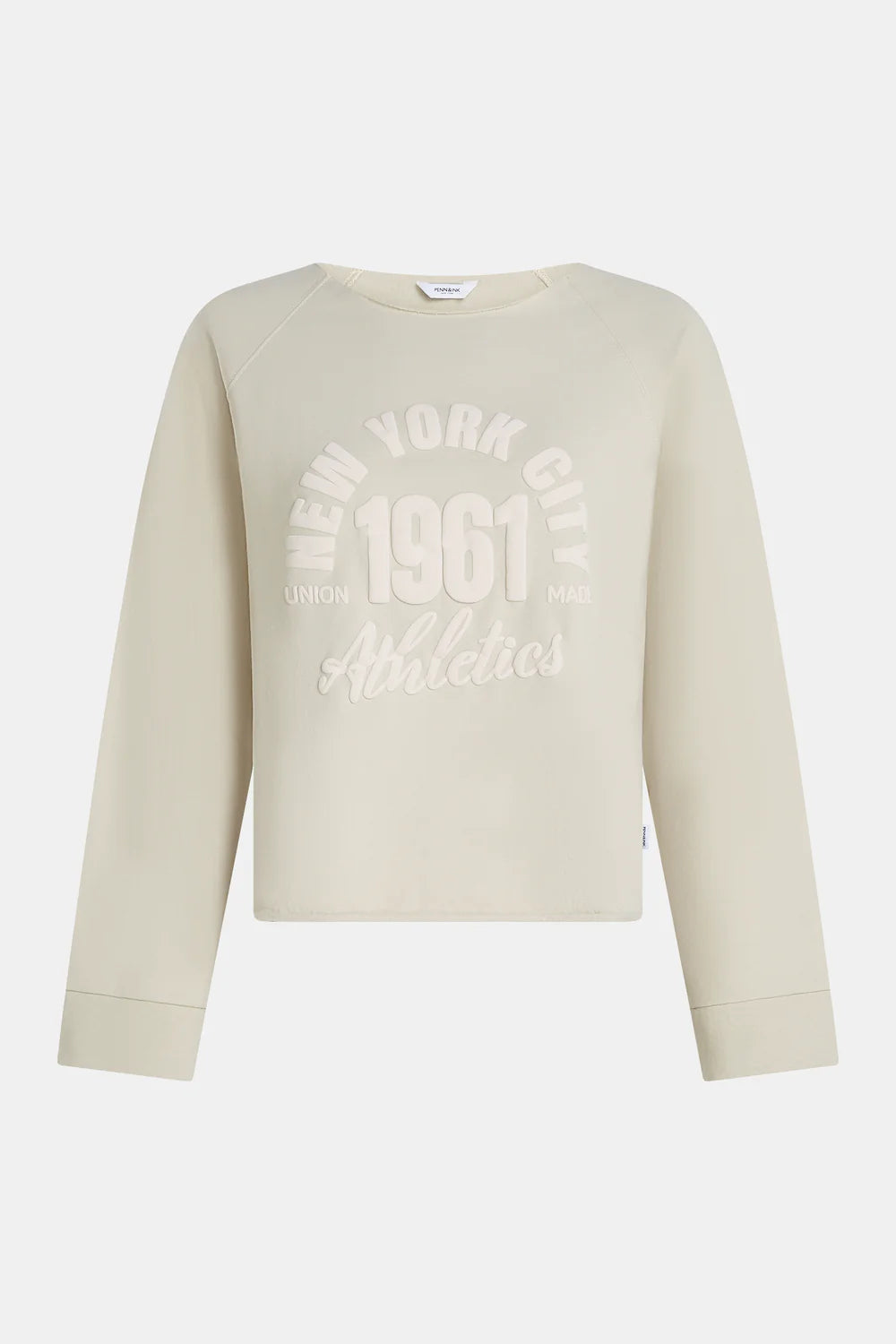 PENN & INK SWEATER PRINT | JUTE WASH (S26F1886LTD)