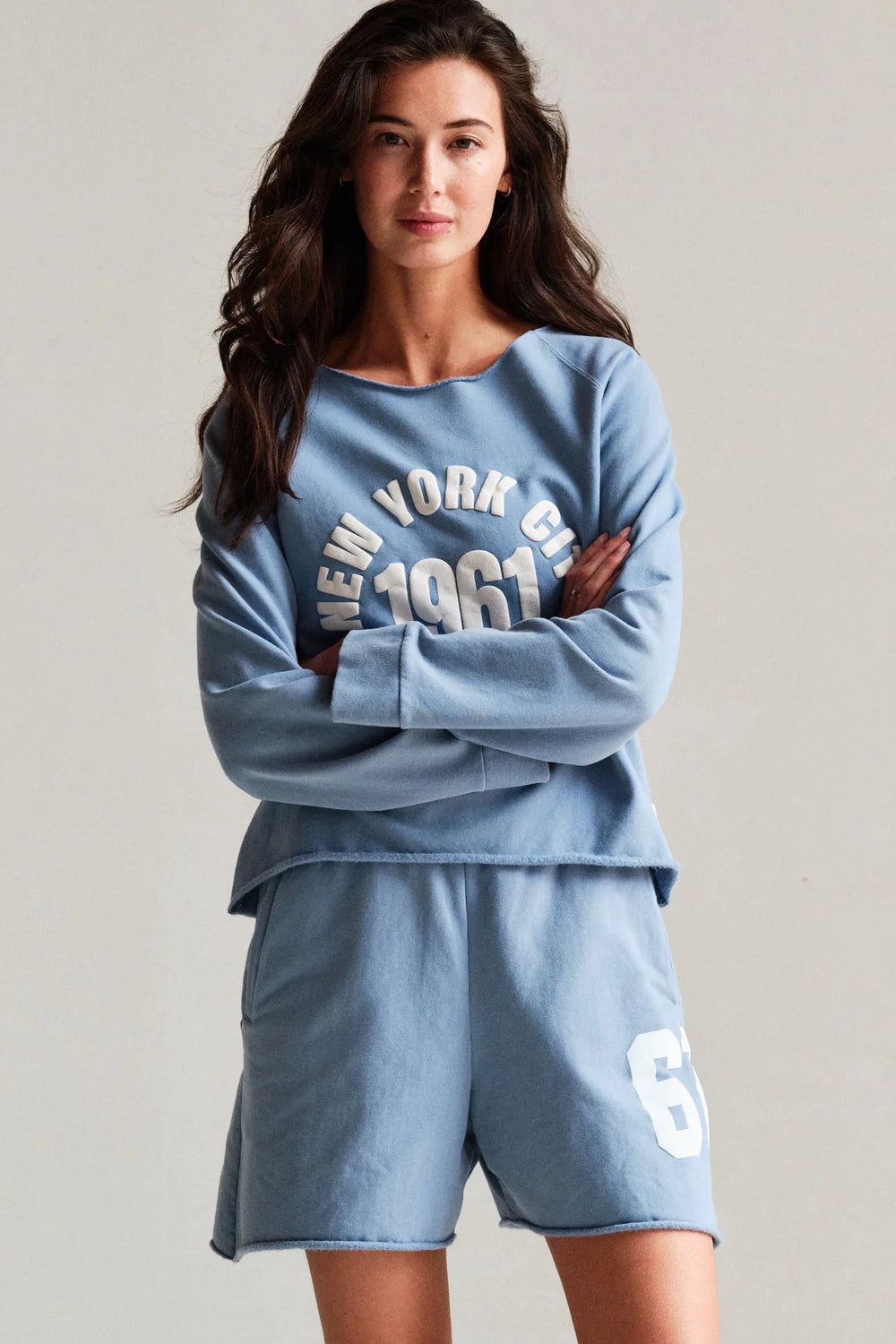 PENN & INK SWEATER PRINT | MOONLIGHT WASH (S26F1886LTD)