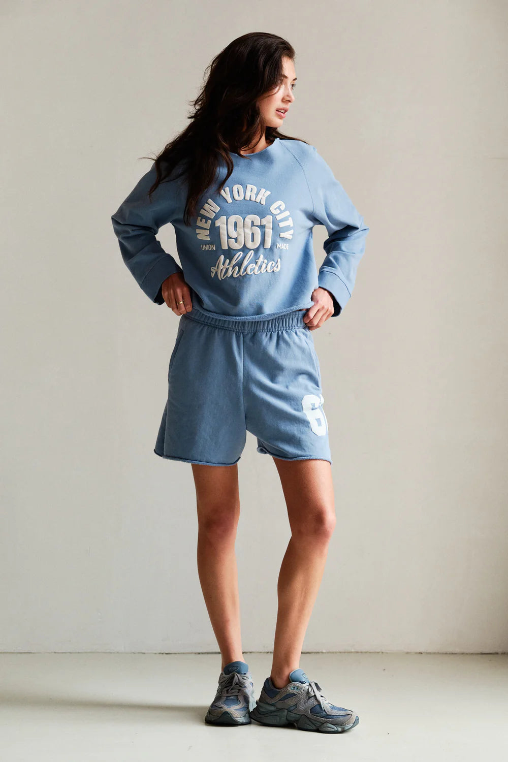 PENN & INK SWEATER PRINT | MOONLIGHT WASH (S26F1886LTD)