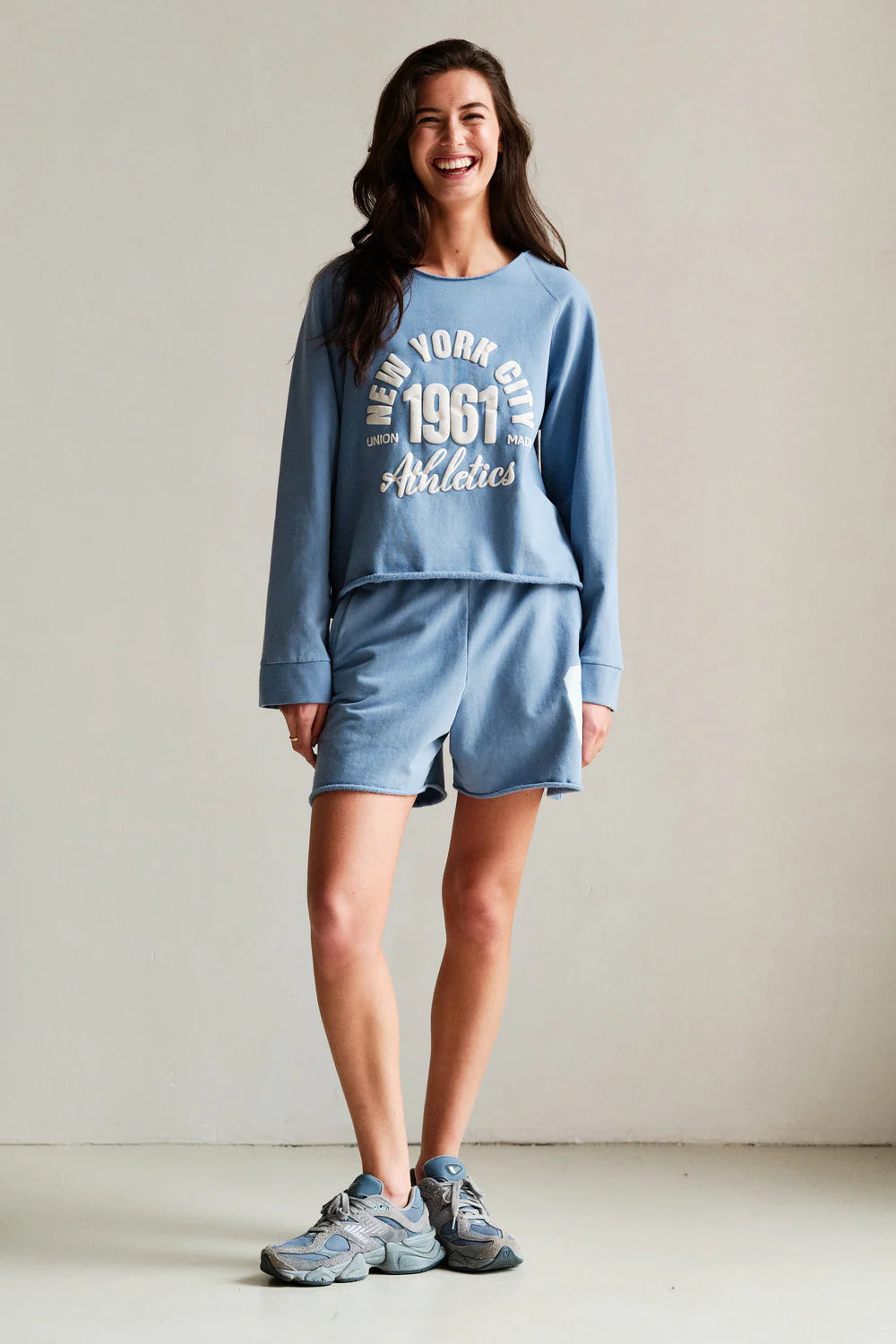 PENN & INK SWEATER PRINT | MOONLIGHT WASH (S26F1886LTD)