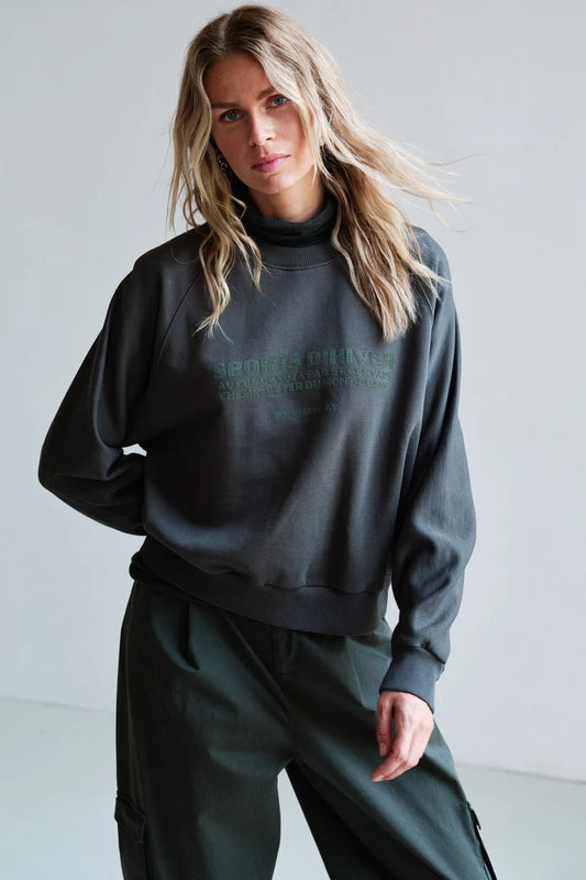 PENN & INK SWEATER PRINT | PEAT (W26T1348LTD)