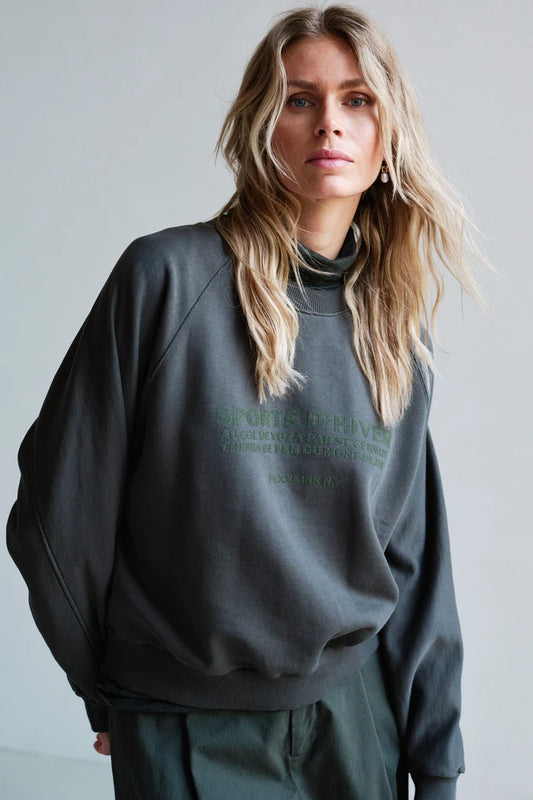 PENN & INK SWEATER PRINT | PEAT (W26T1348LTD)