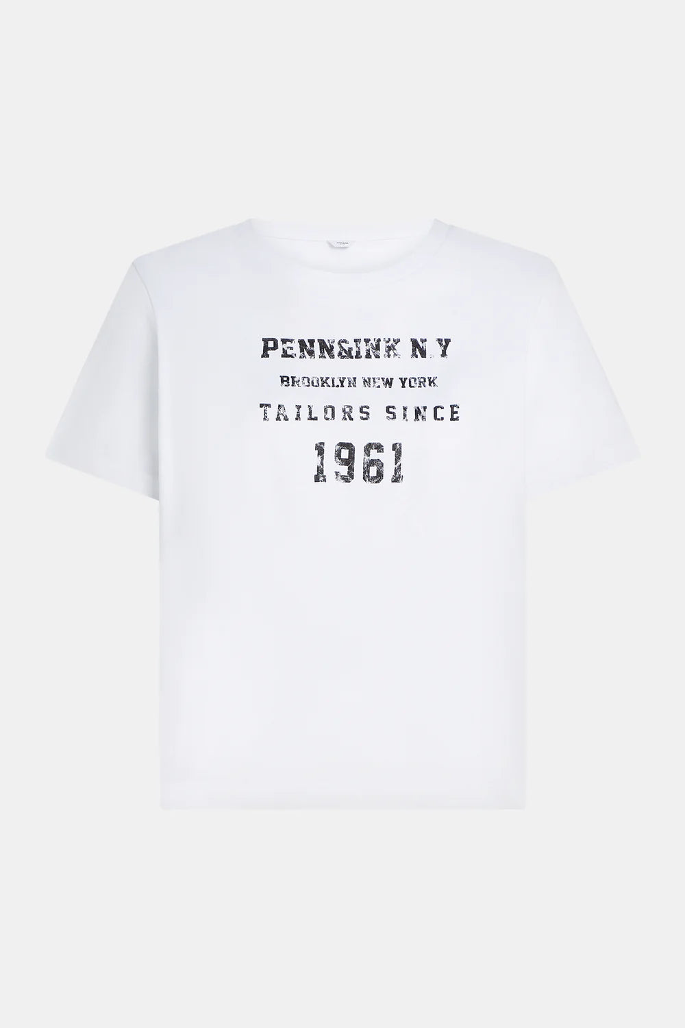 PENN & INK T-SHIRT PRINT | WHITE BLACK (S26T1289LTD)