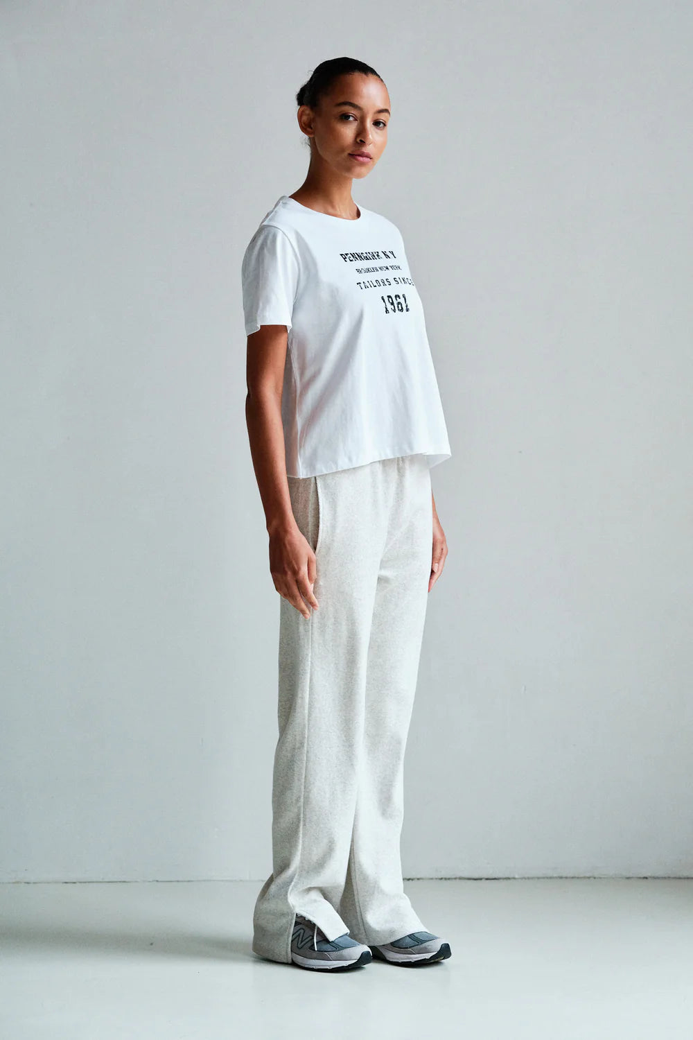 PENN & INK T-SHIRT PRINT | WHITE BLACK (S26T1289LTD)