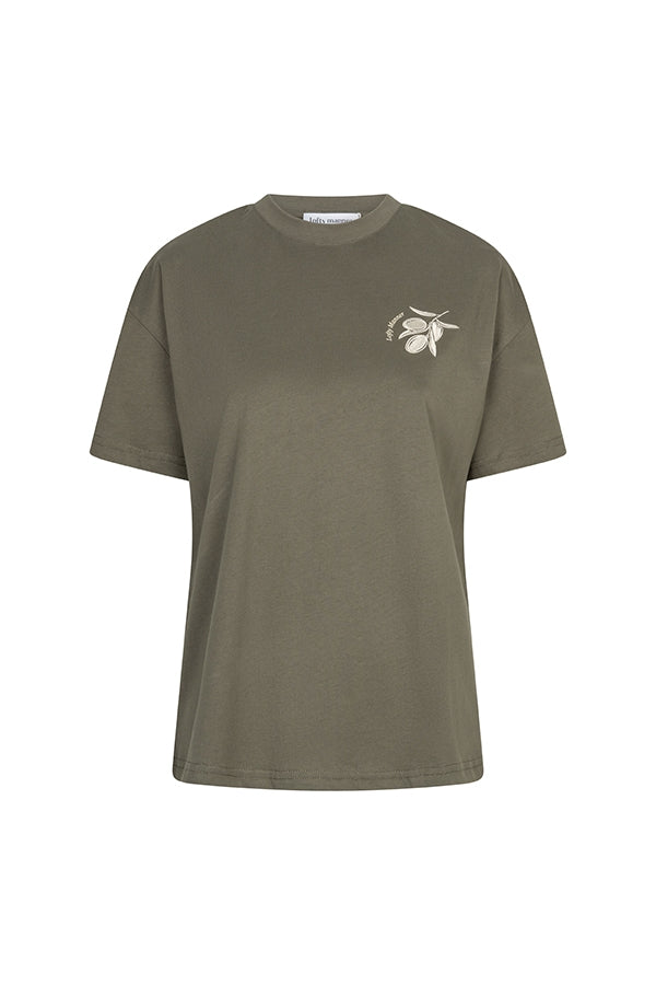 lofty manner T'Shirt Imma | Kaki