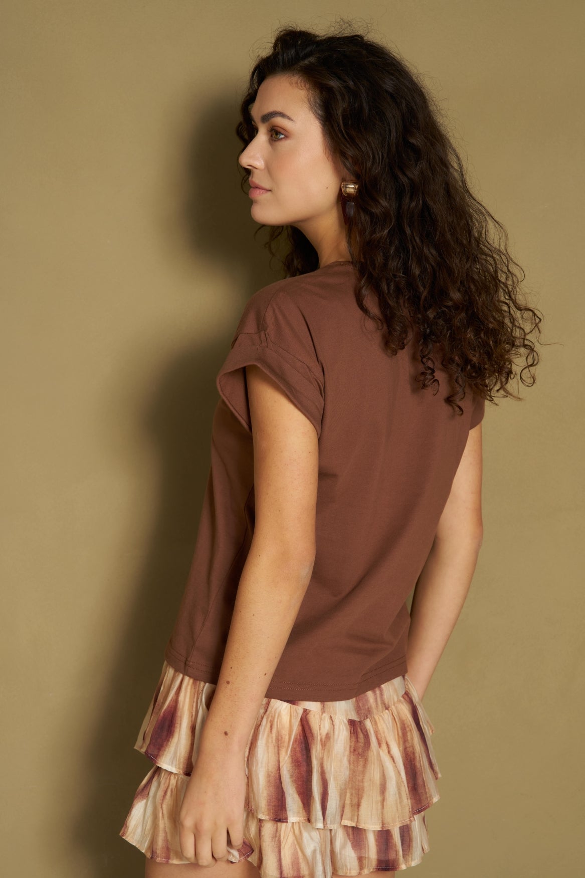 lofty manner T'Shirt Isole | Caramel