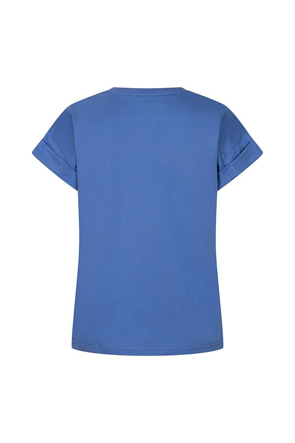 lofty manner T-shirt Kess | Cobalt Blue