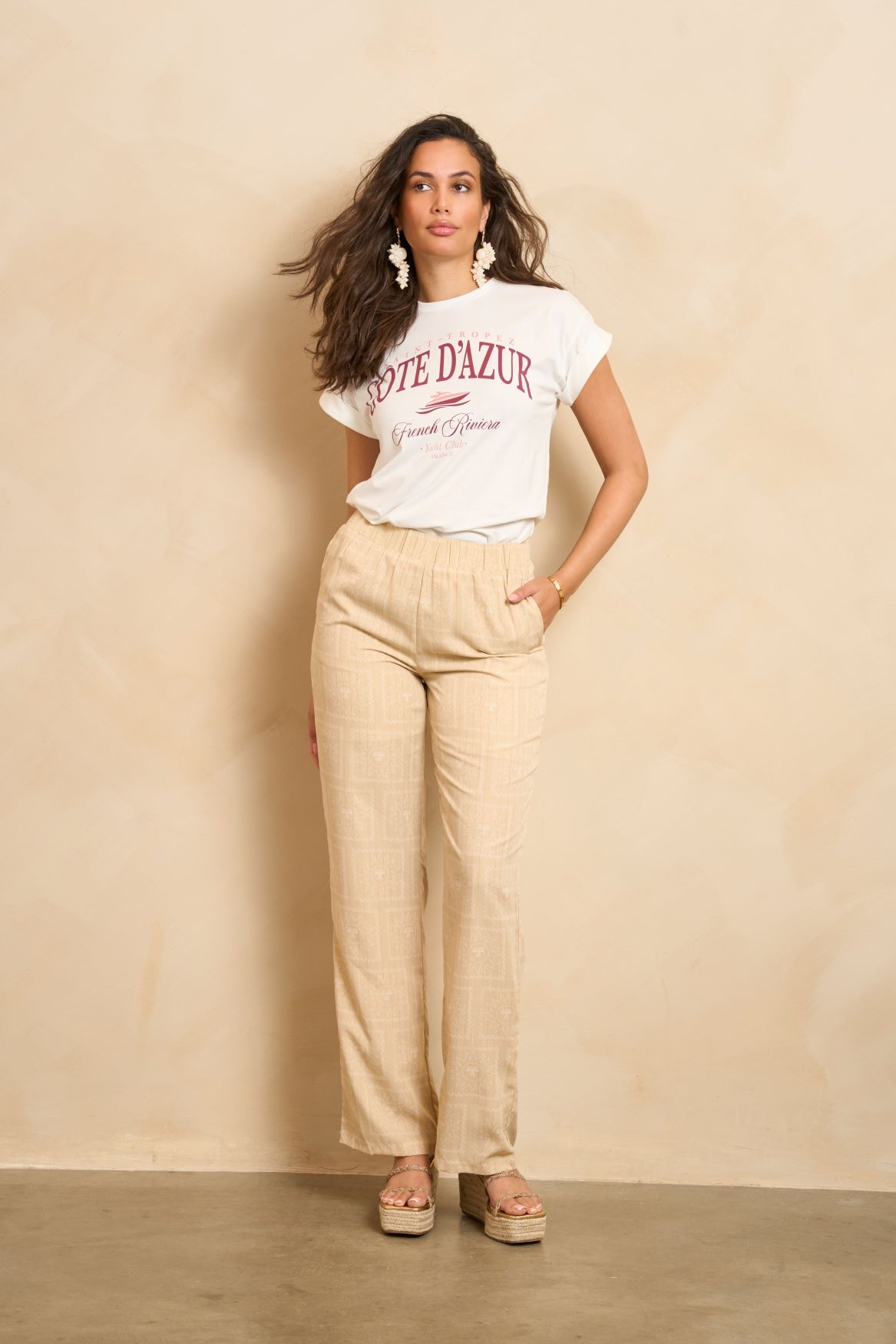 lofty manner T-shirt Lennox | White