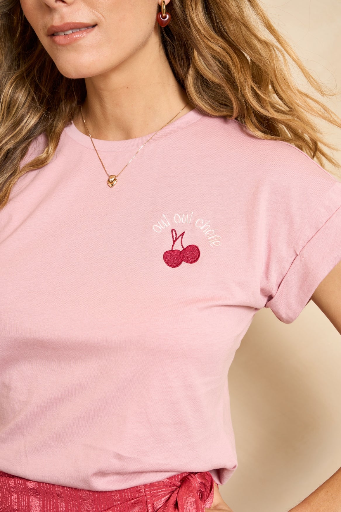 lofty manner T-shirt Nyella | Dusty Pink
