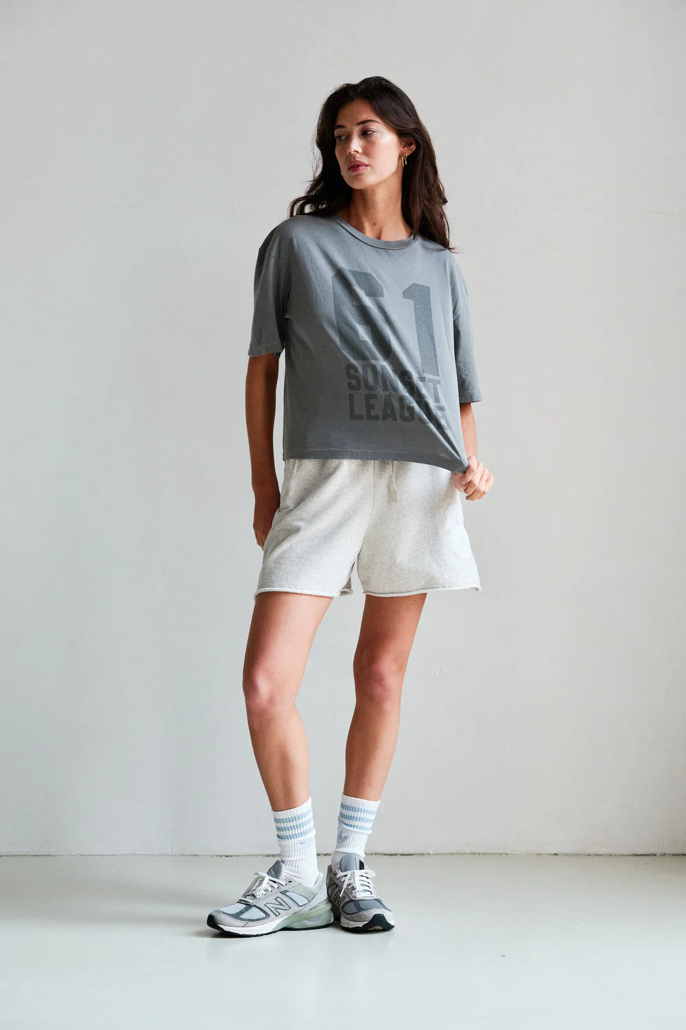 PENN & INK T-SHIRT PRINT | STONE (S26F1889LTD)