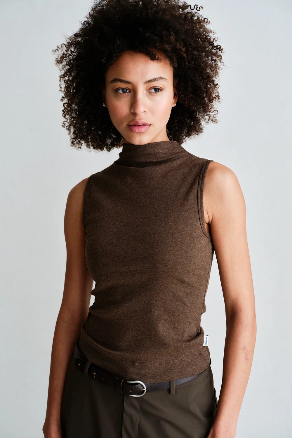 PENN & INK TOP | TABAC MELANGE (W26F1918)