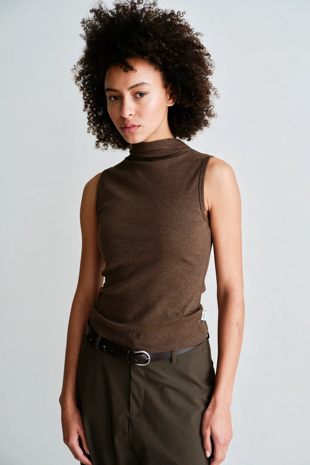 PENN & INK TOP | TABAC MELANGE (W26F1918)