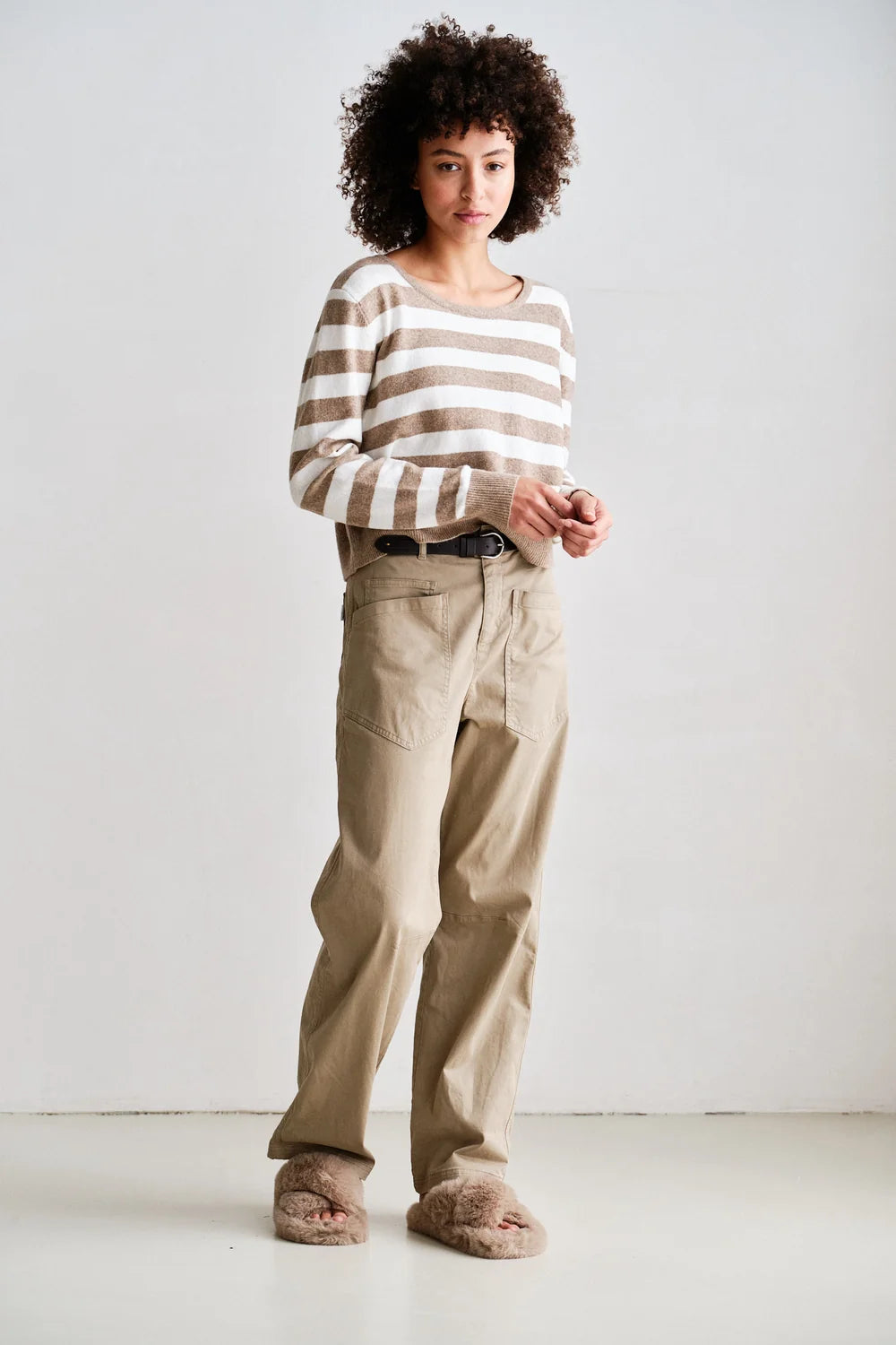 PENN & INK TROUSERS | DESSERT (W26Z902)
