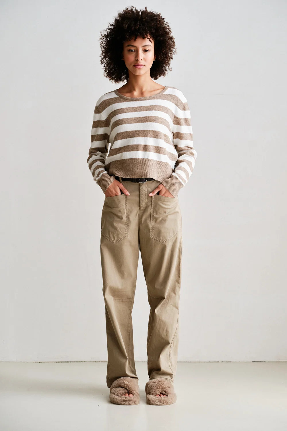PENN & INK TROUSERS | DESSERT (W26Z902)