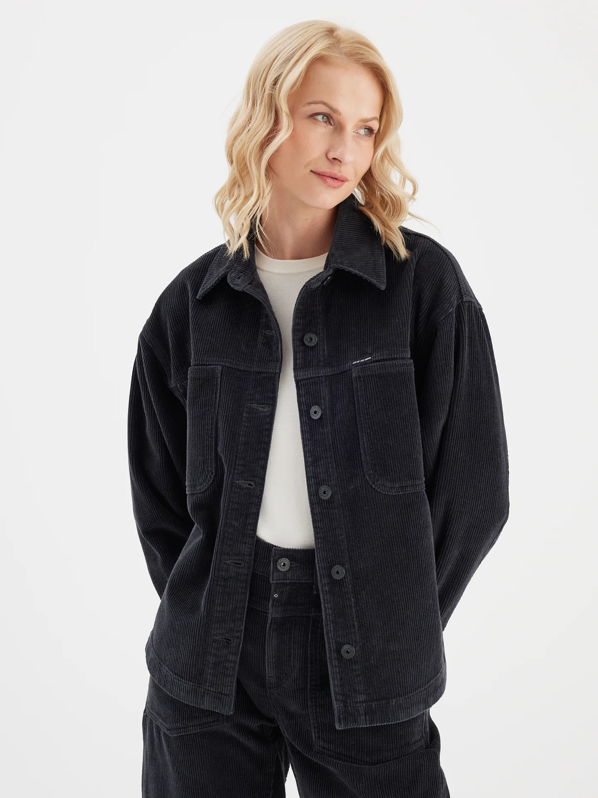 C.O.J Cup Of Joe Denim - Cord Jacke Tamara | Anthracite