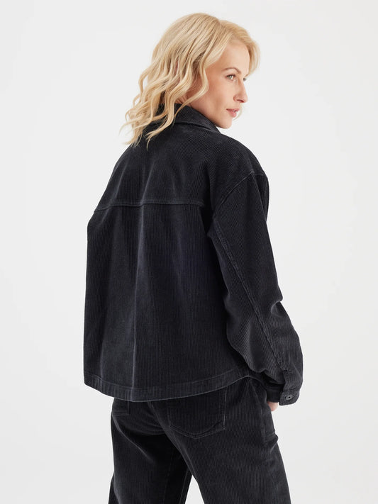 C.O.J Cup Of Joe Denim - Cord Jacke Tamara | Anthracite