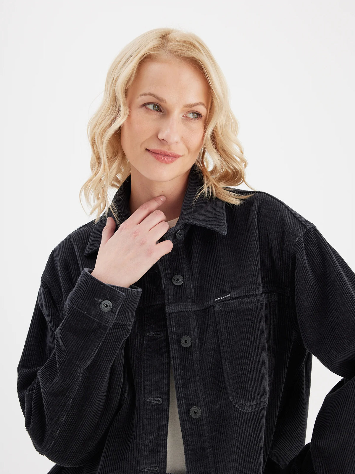 C.O.J Cup Of Joe Denim - Cord Jacke Tamara | Anthracite
