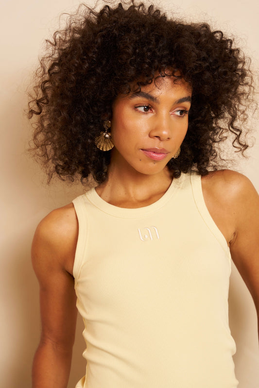 lofty manner Top Esra | Butter Yellow