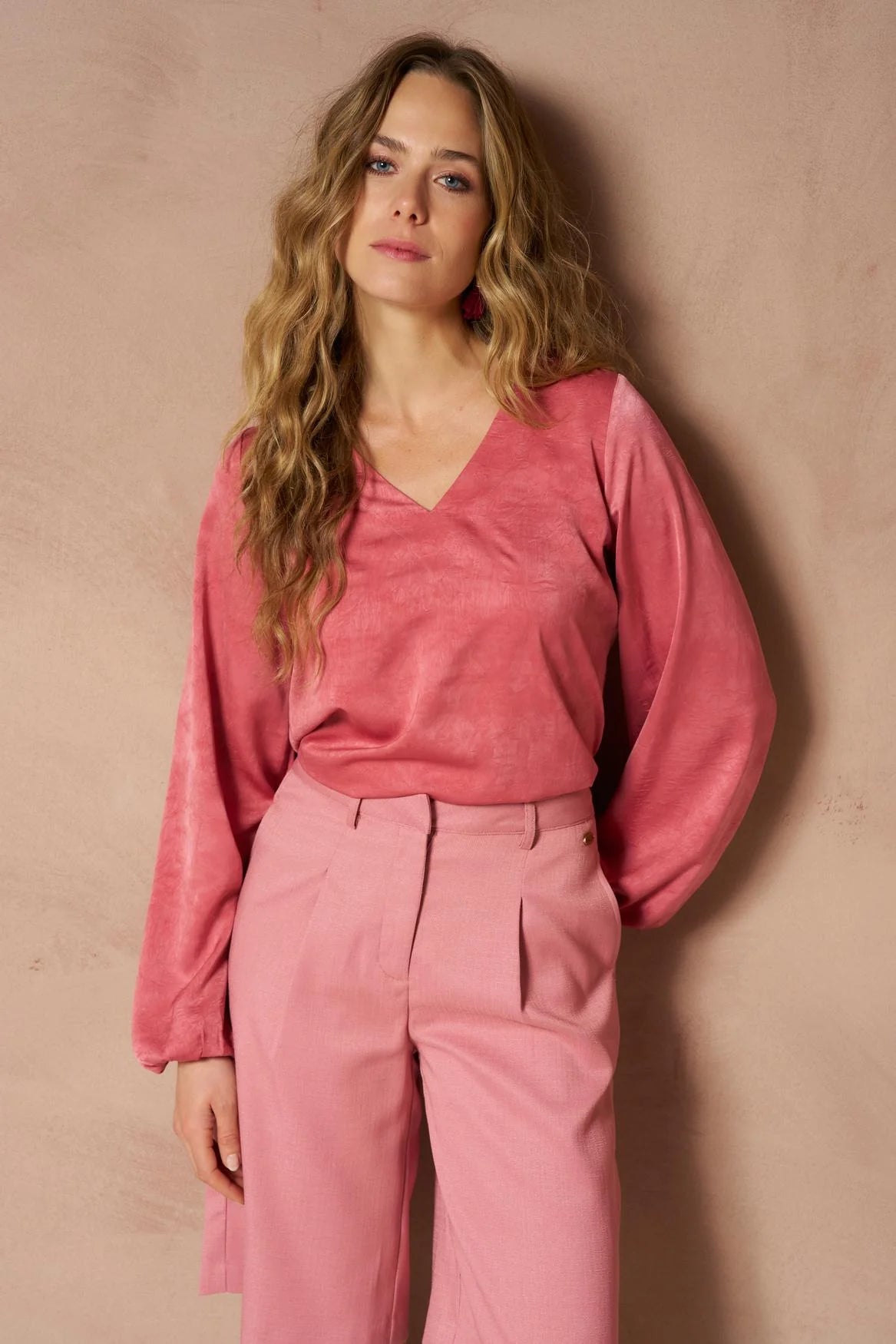 lofty manner Top Ilou - Bow relaxed | Coral