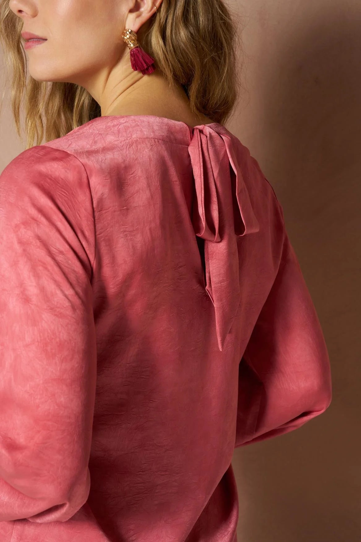 lofty manner Top Ilou - Bow relaxed | Coral