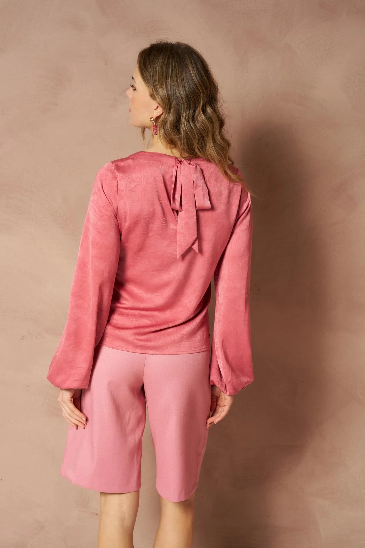 lofty manner Top Ilou - Bow relaxed | Coral