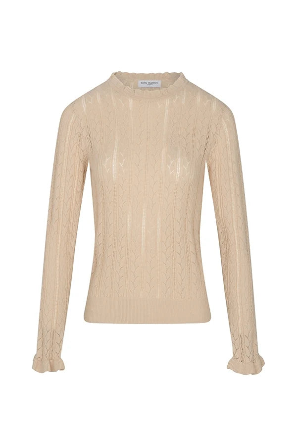 lofty manner Top Iska - Classis Ajour | Cream