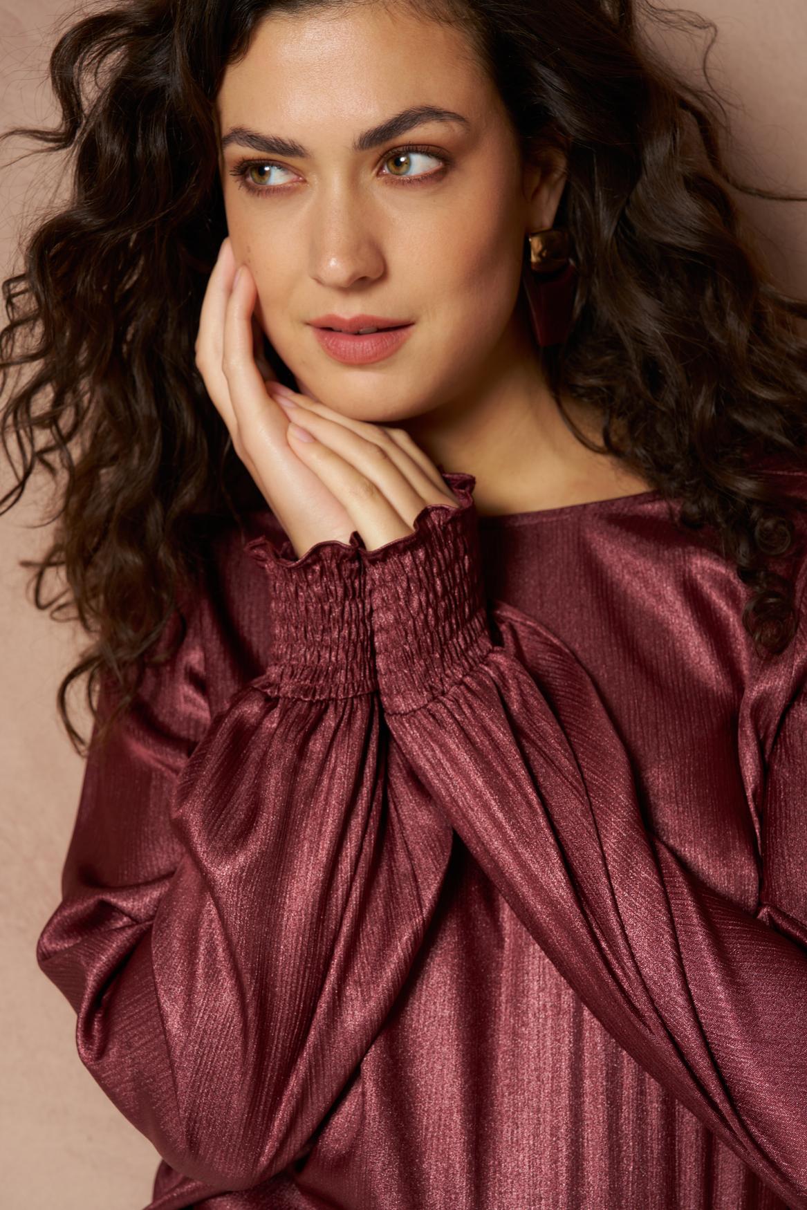 lofty manner Top Isli - Smock Sleeve | Brick Red