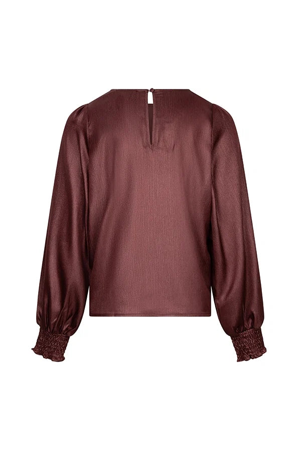 lofty manner Top Isli - Smock Sleeve | Brick Red