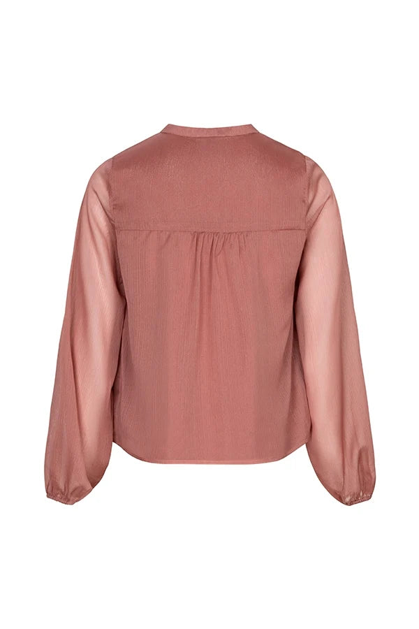 lofty manner Top Issey - Lurex Bohemian | Coral