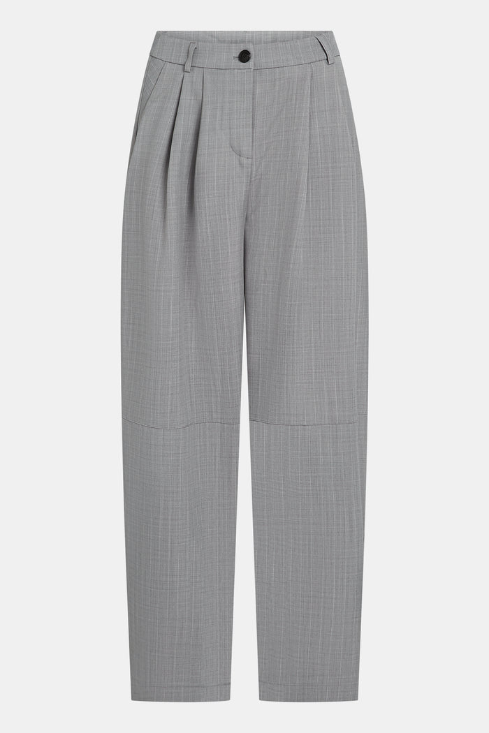 PENN & INK TROUSERS  | LIGHT GREY STRIPE (W26N1786LTD)